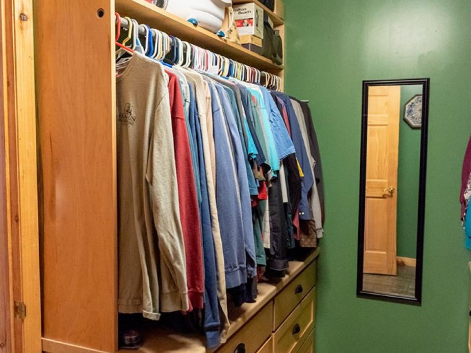 Master Walk-in Closet