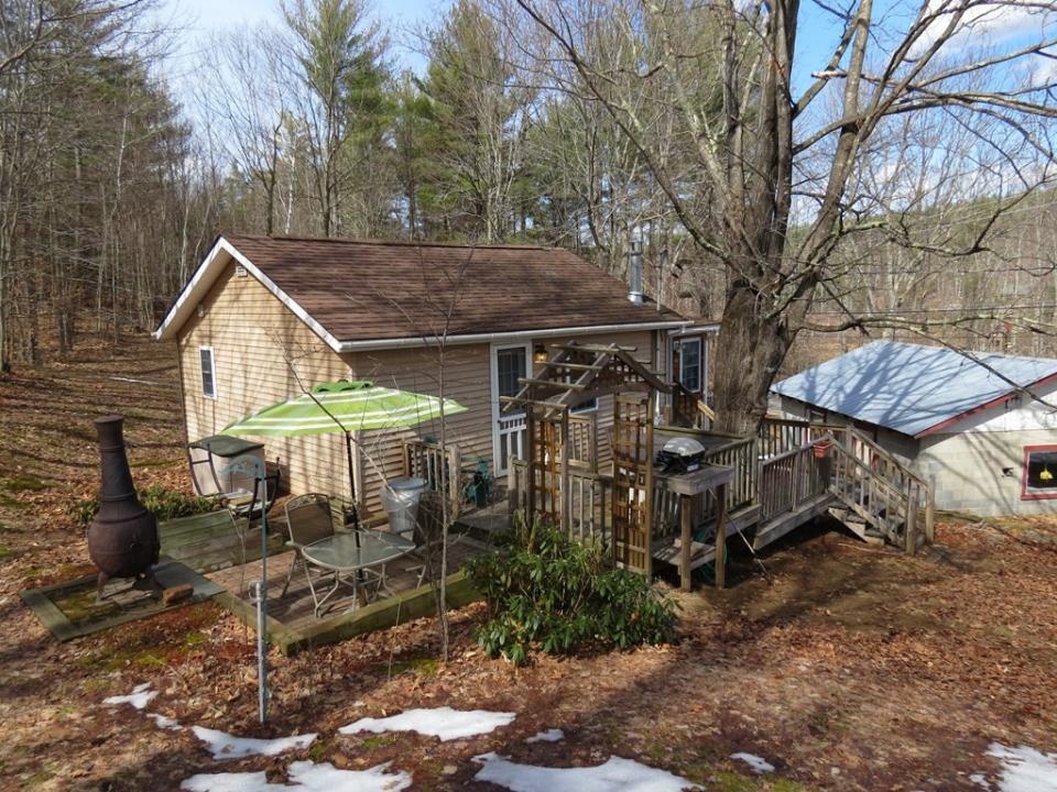 Overview of back yard