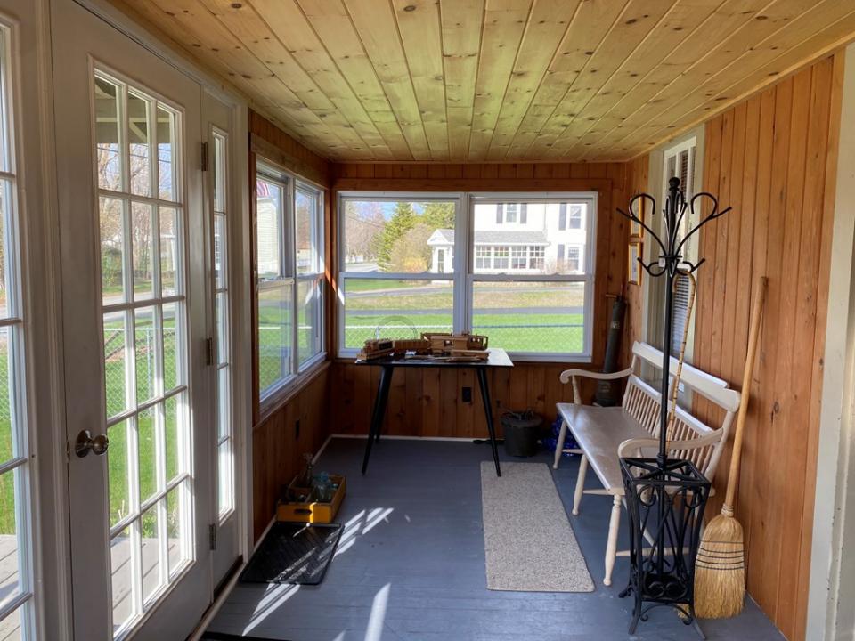 enclosed front porch