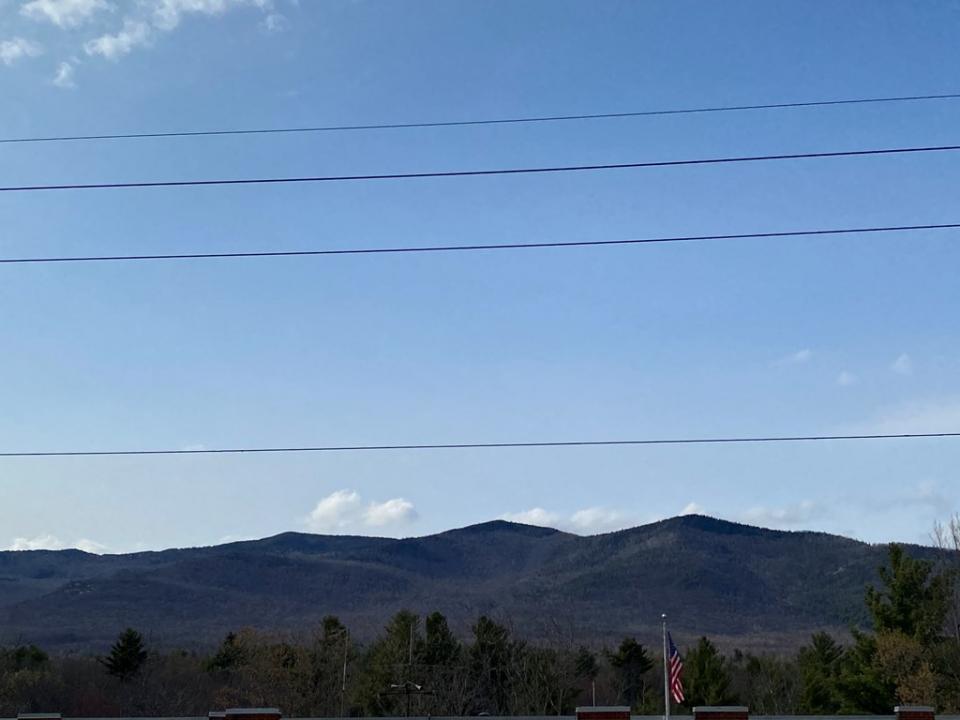 view from upstairs porch