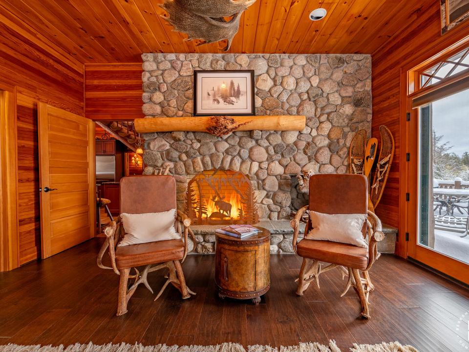 Main Level Bedroom Fireplace