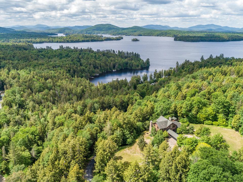Aerial Of Property To Lake