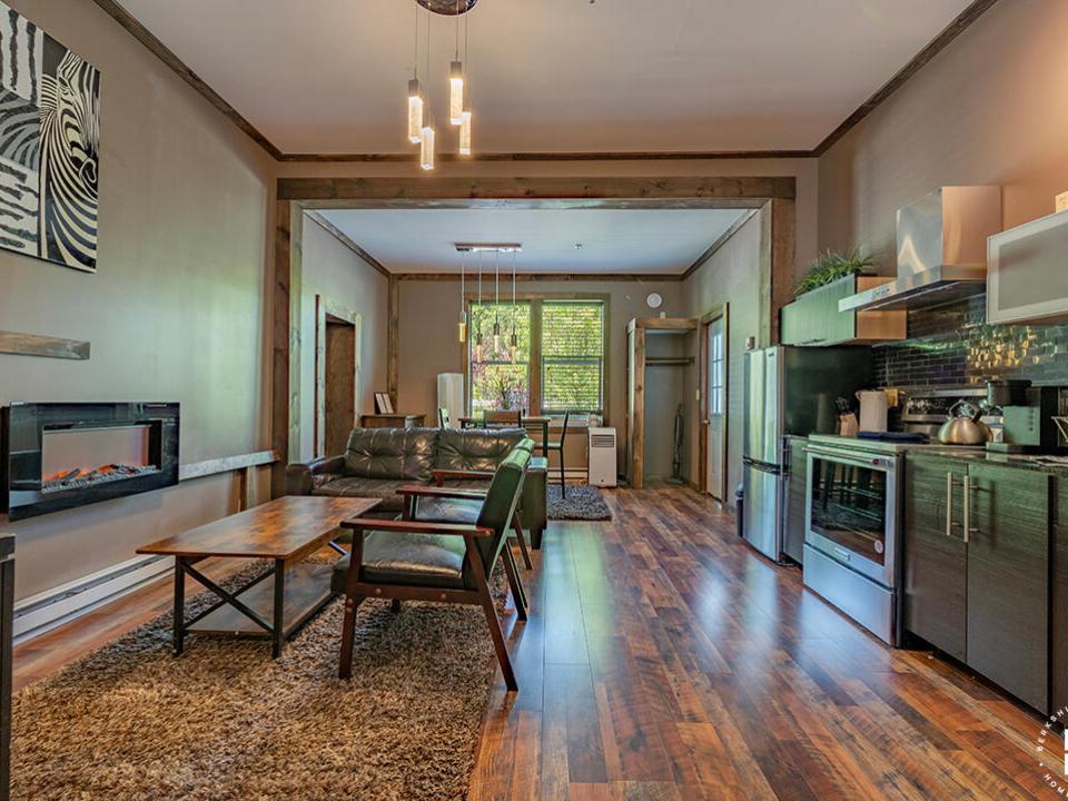 Downhill1Condo_Summer_LR_Kitchen Downhill1Condo_Summer_LR_Kitchen