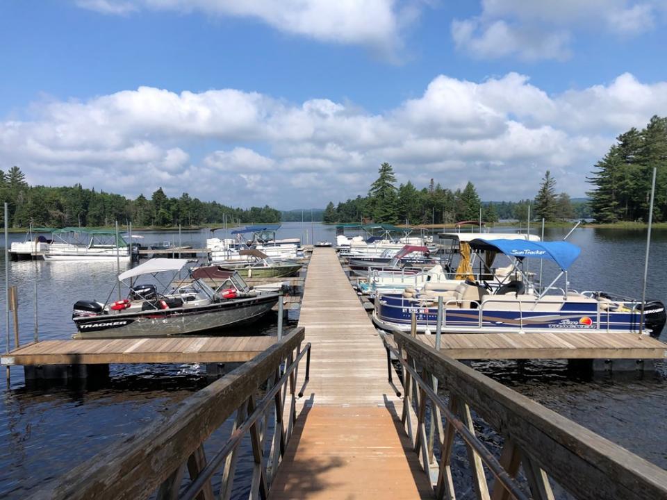 Public dock in Beaver River
