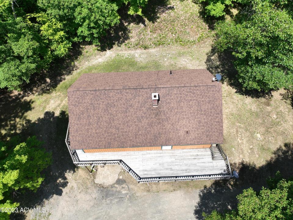 Gilmore Hill exterior roof drone 2