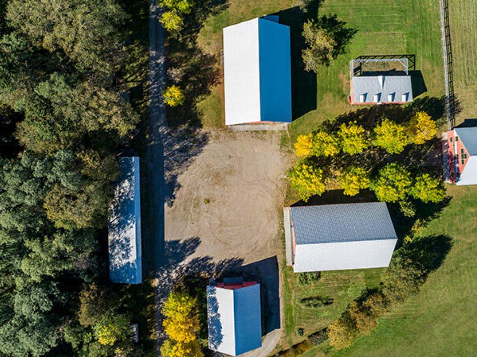 SunsetFarmInWillsboro_Fall_A_Farm_Above