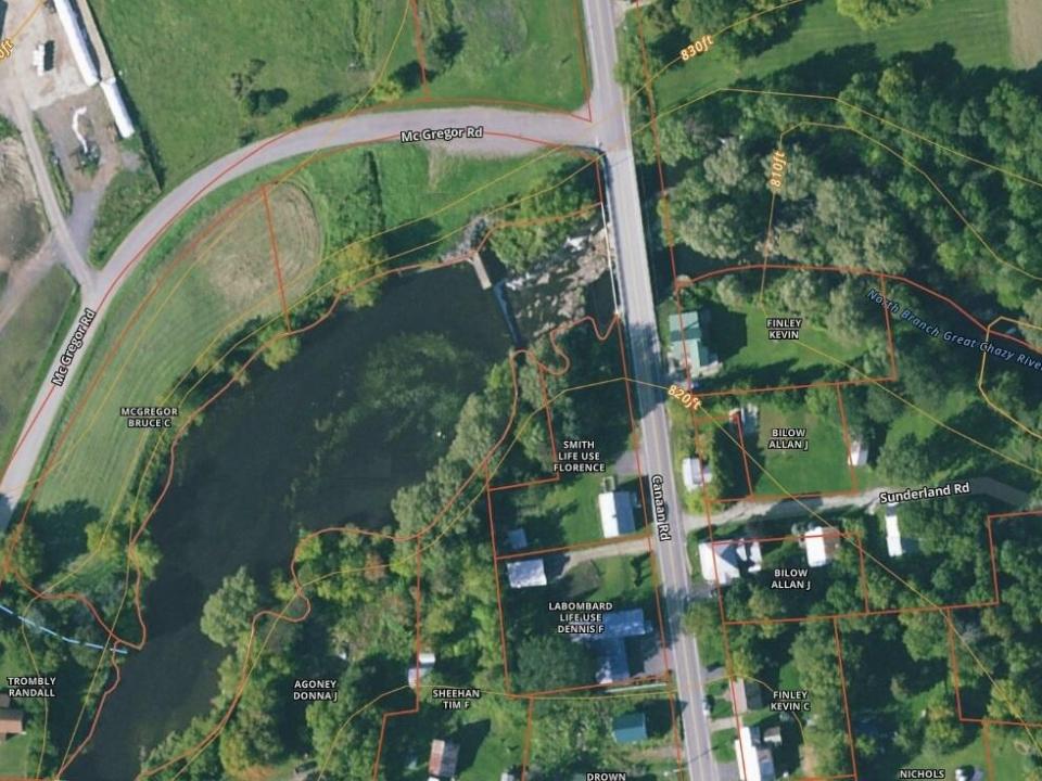Ellenburg Waterfront Lot map 2