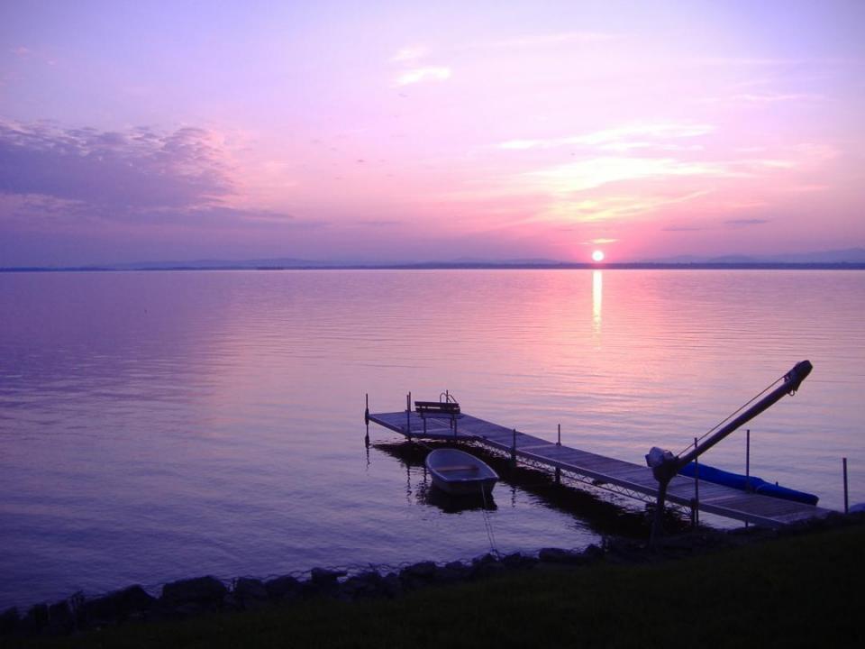 Sunrise Lake Champlain