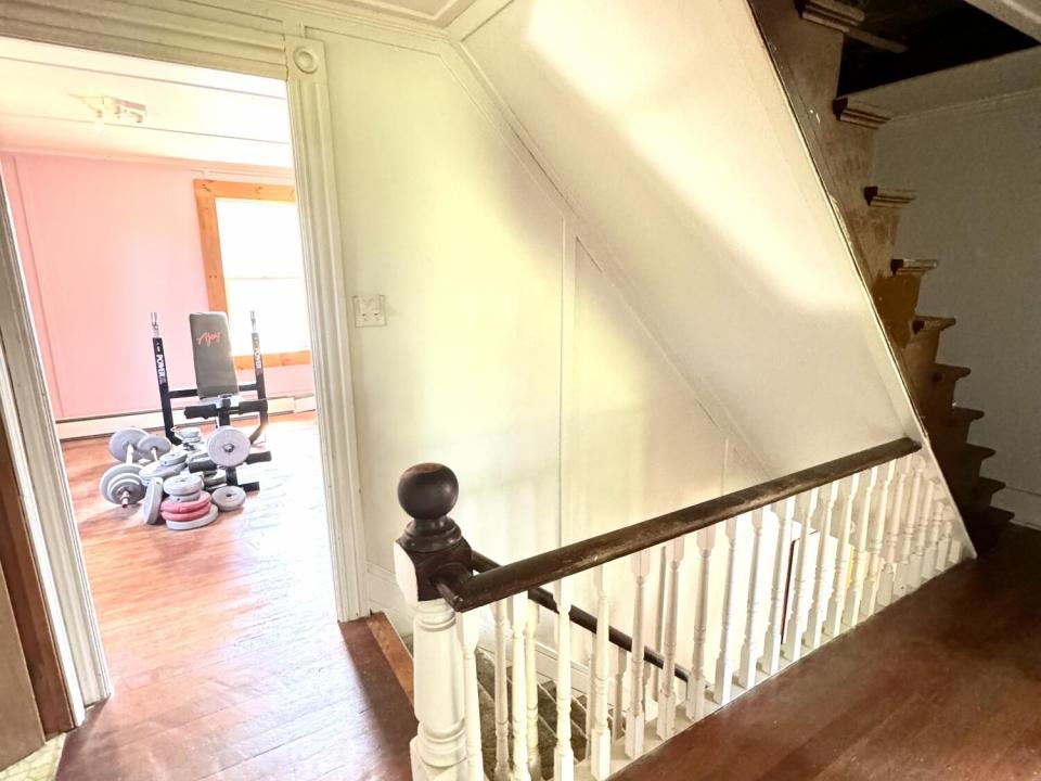 stairs to attic