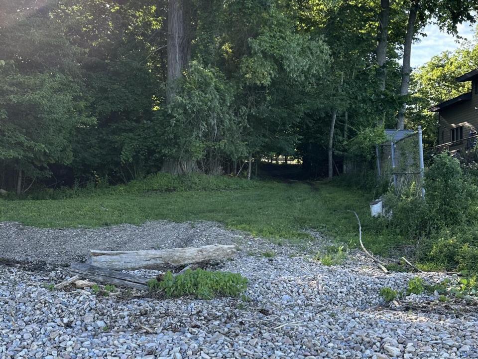 Looking at path from the lake