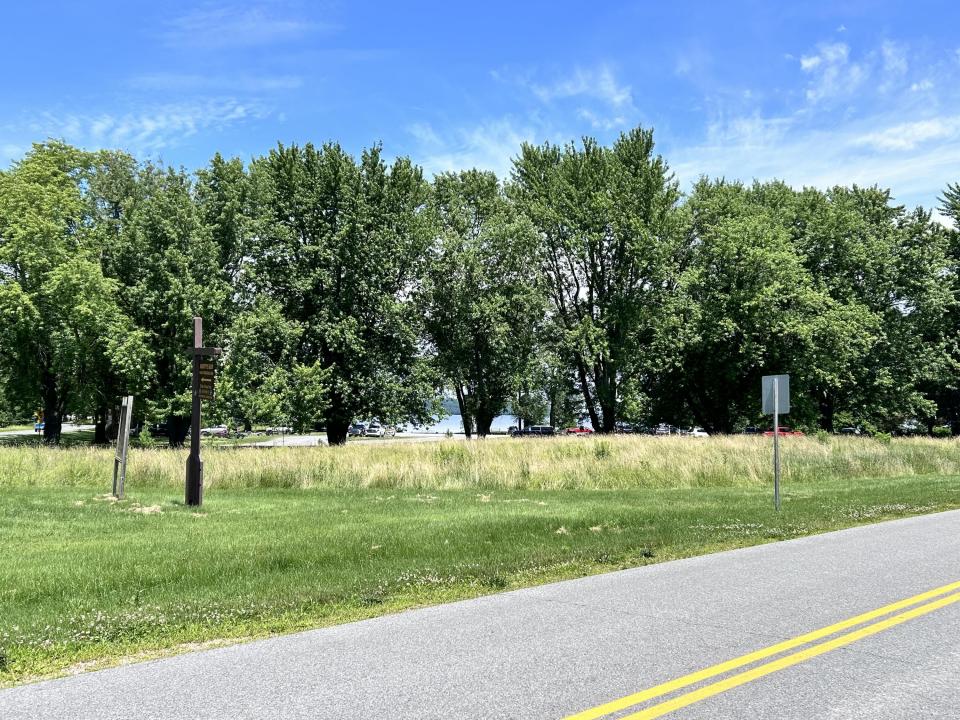 view across street