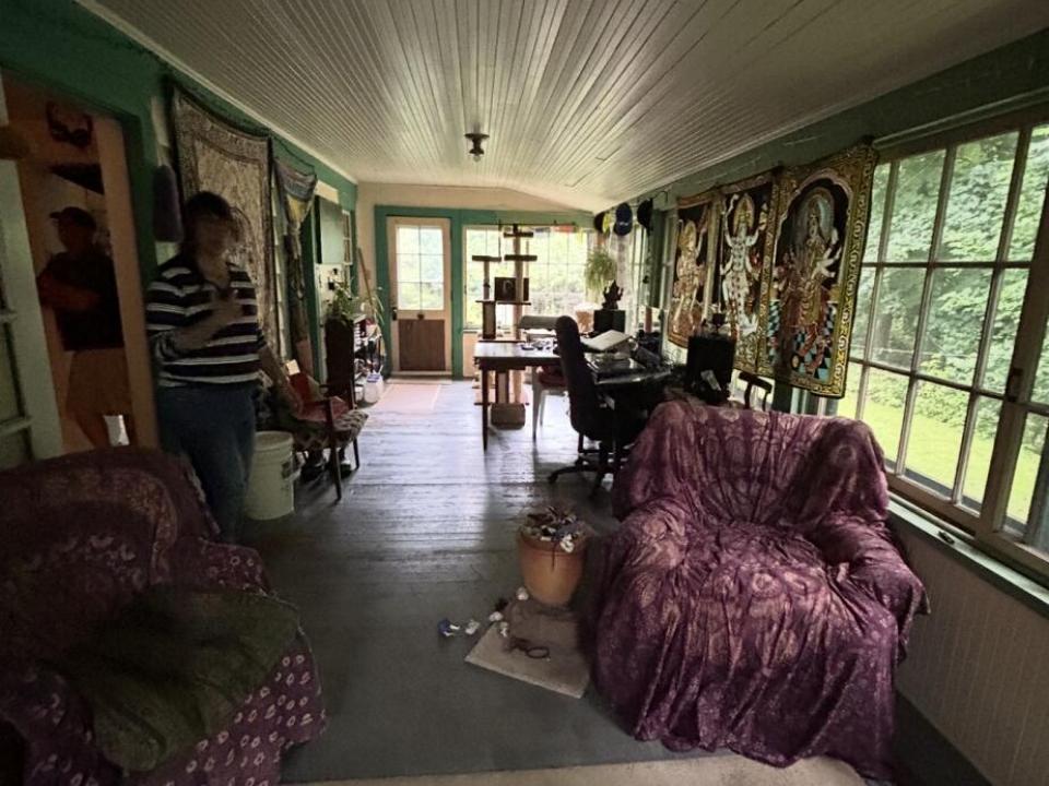 back cure porch area
