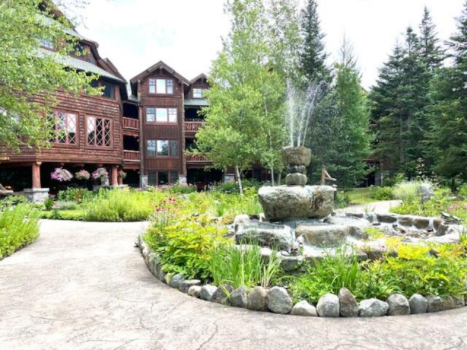 Courtyard fountain