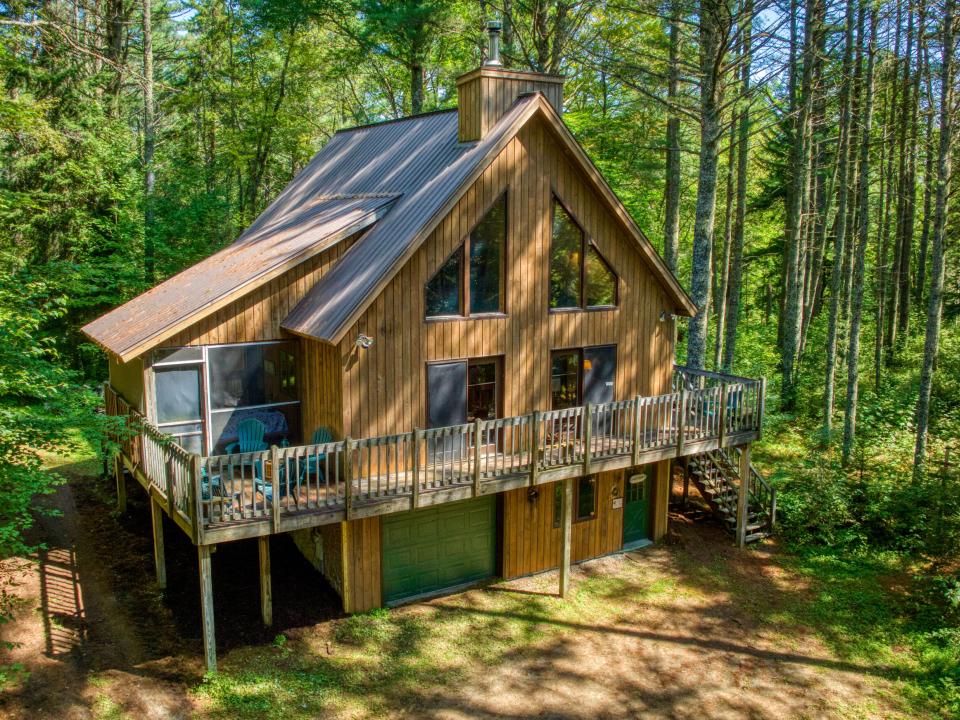 house with deck
