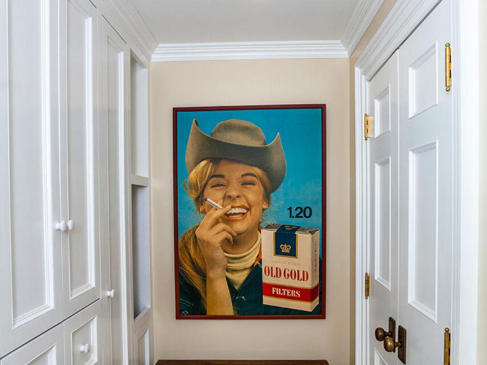 Closets near side entrance