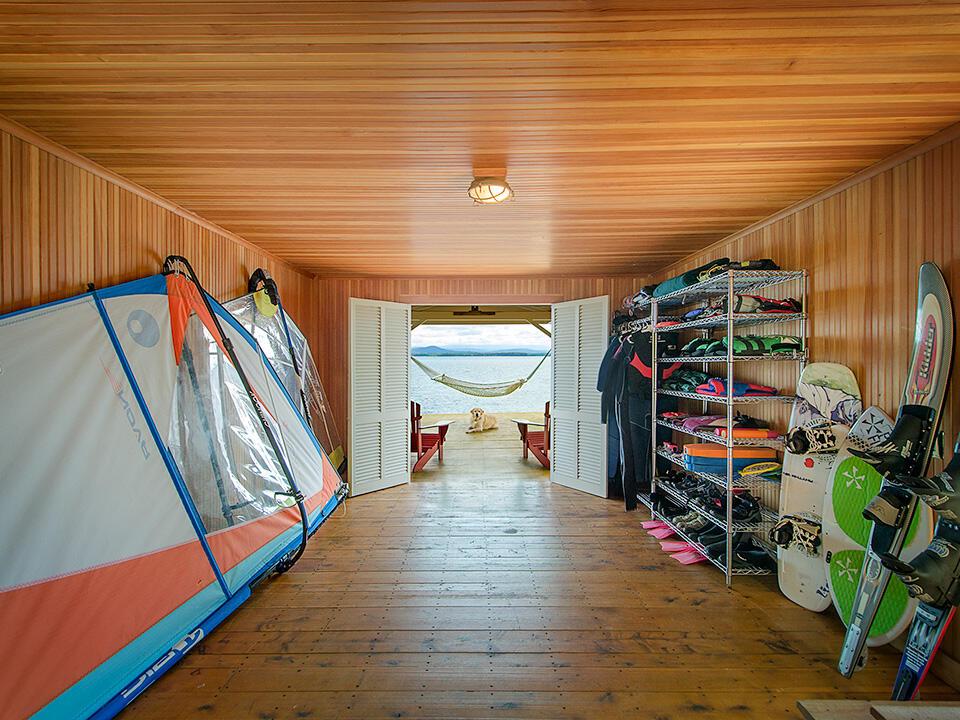 Interior of Boathouse