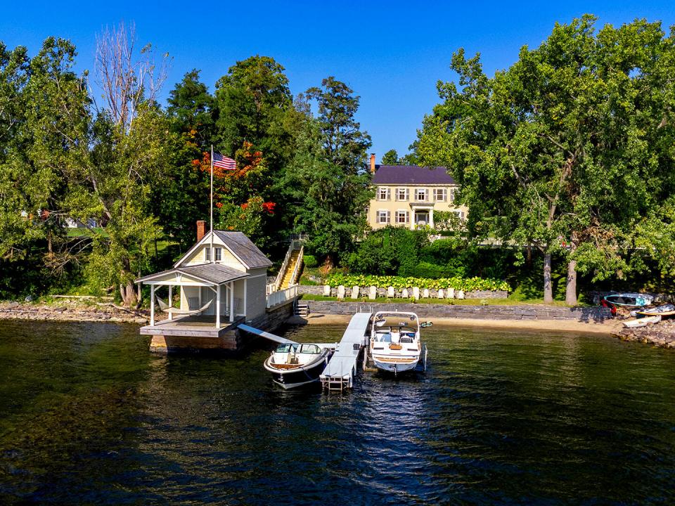 Boathouse and Main House