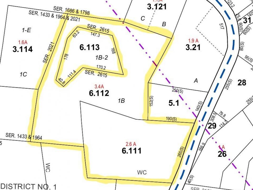 Outline of Browns Property