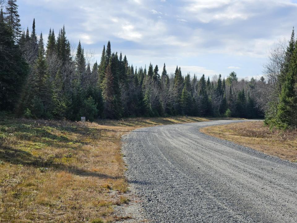 road frontage near entrance