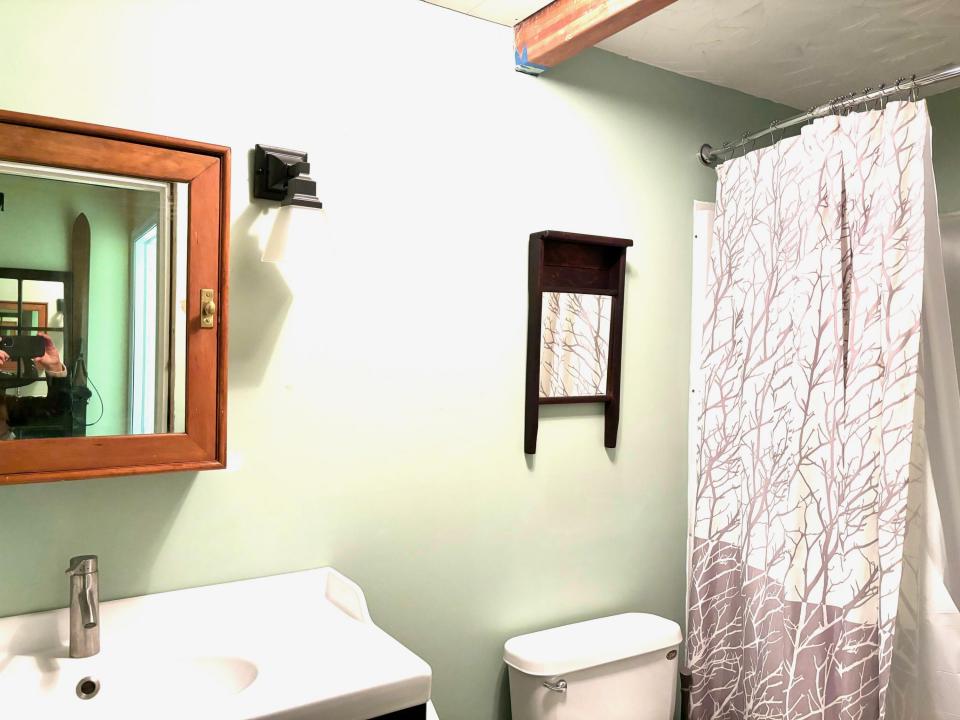 Basement bathroom