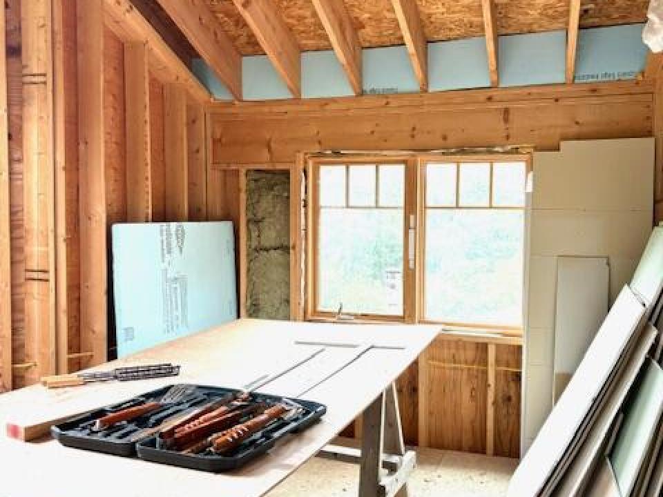 Upstairs art studio?