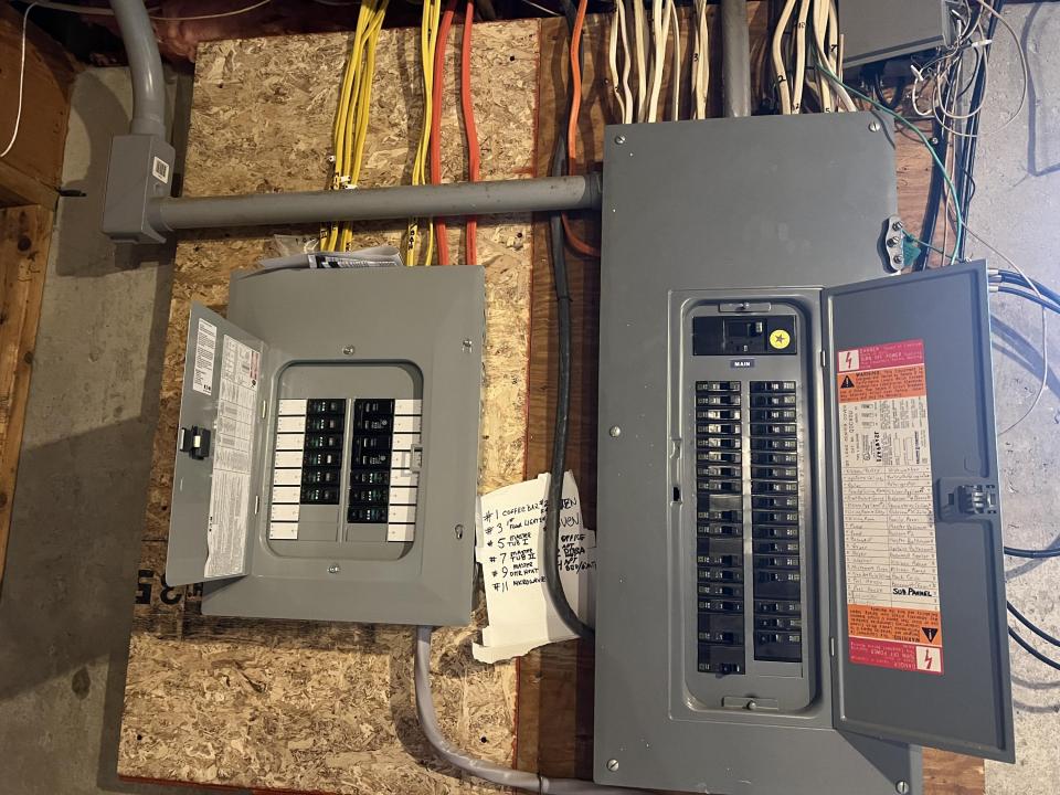 Basement panel box