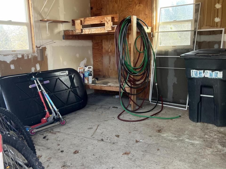Storage shed view 2