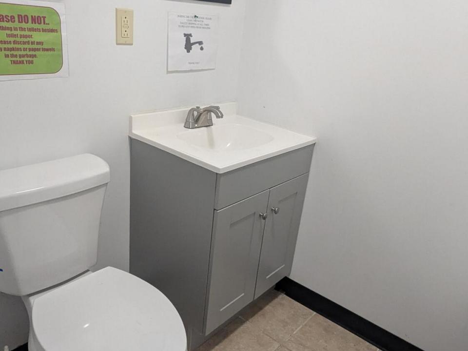 fOne of two bathrooms