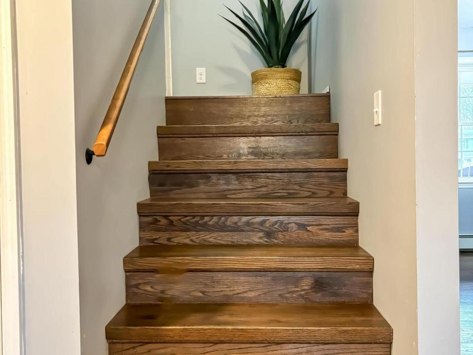 Wood staircase