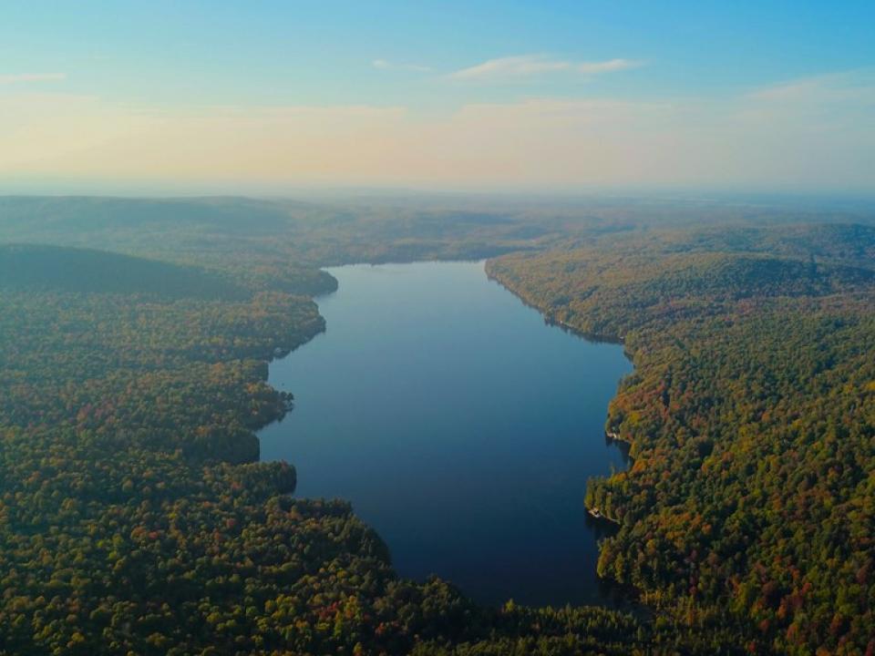 Aerial View Lake Titus