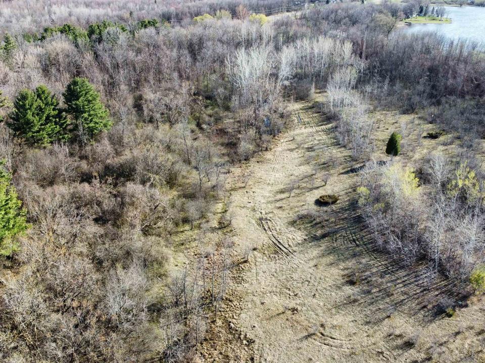 drone shot
