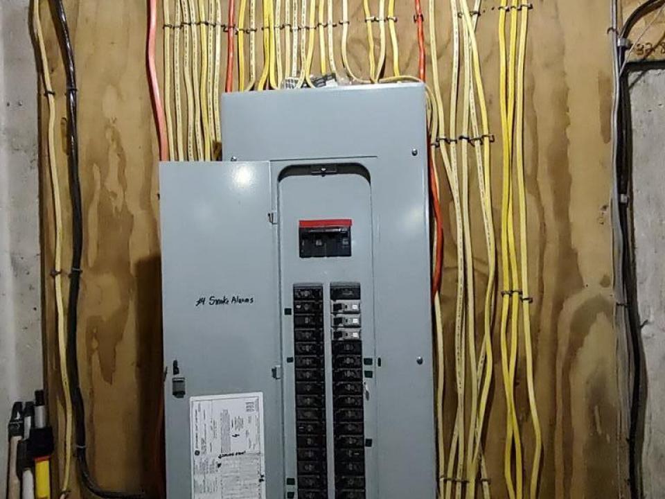Neatly Wired Main Panel