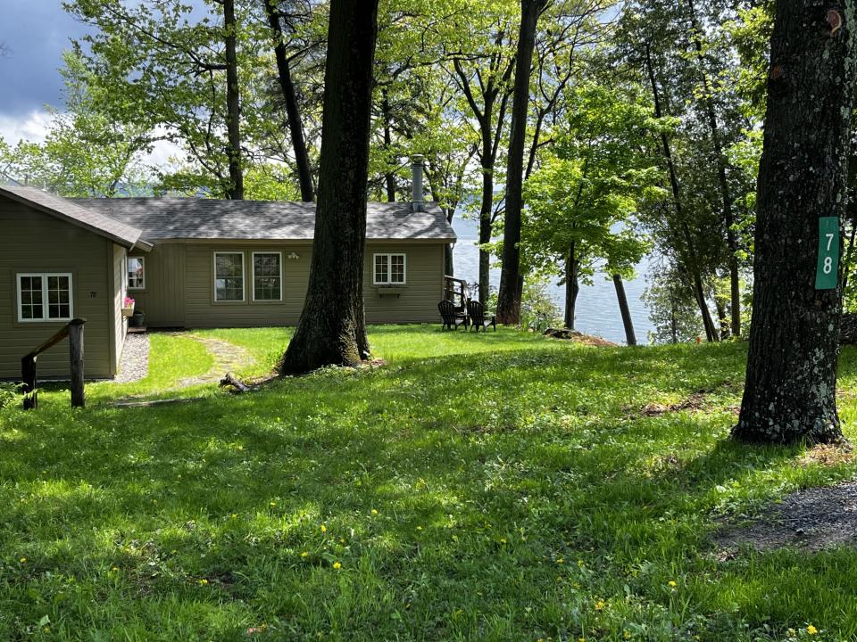 back of cottage