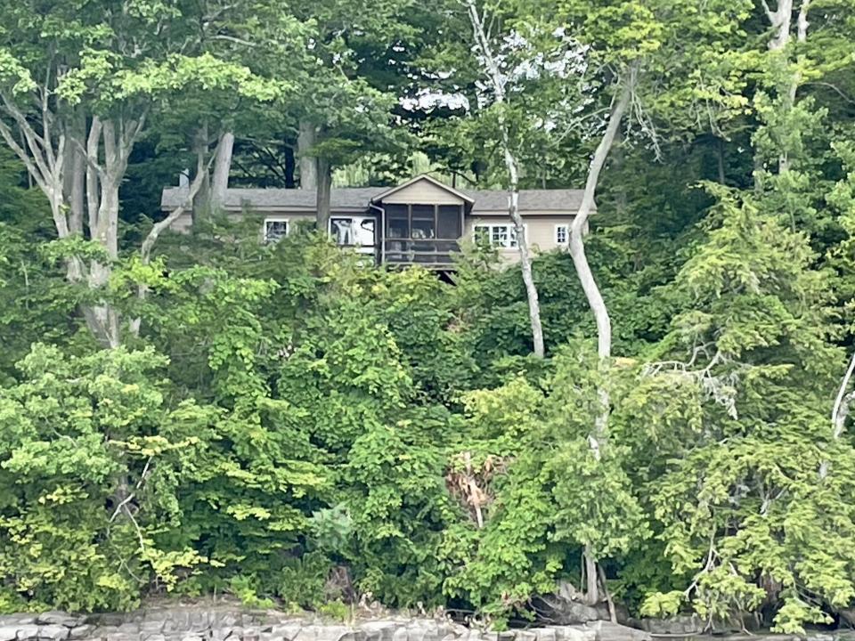 cottage from lake