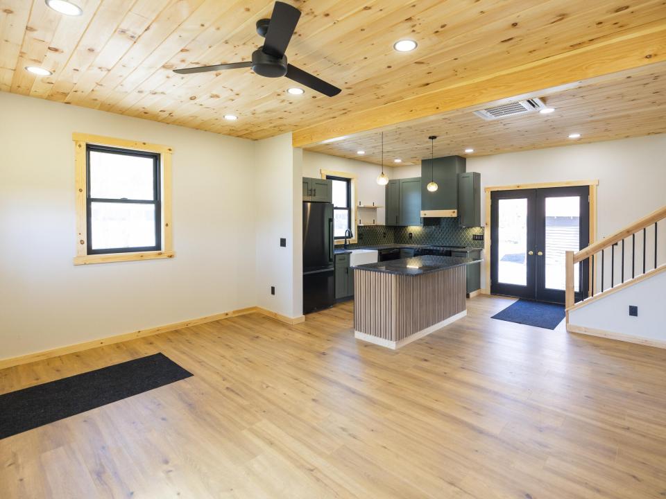 Kitchen & First Floor Living Area