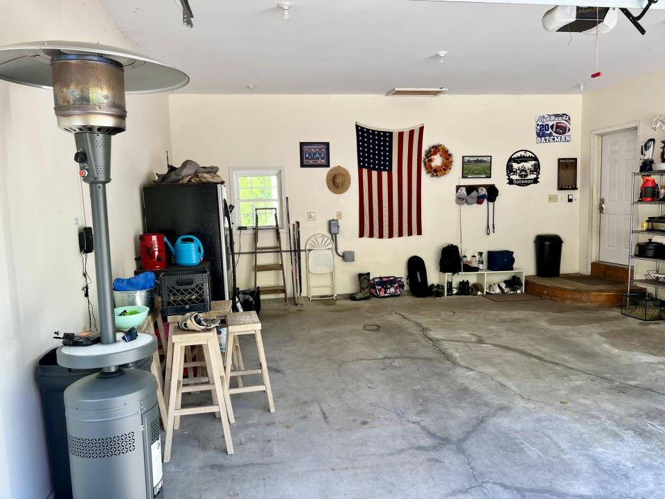 Attached garage