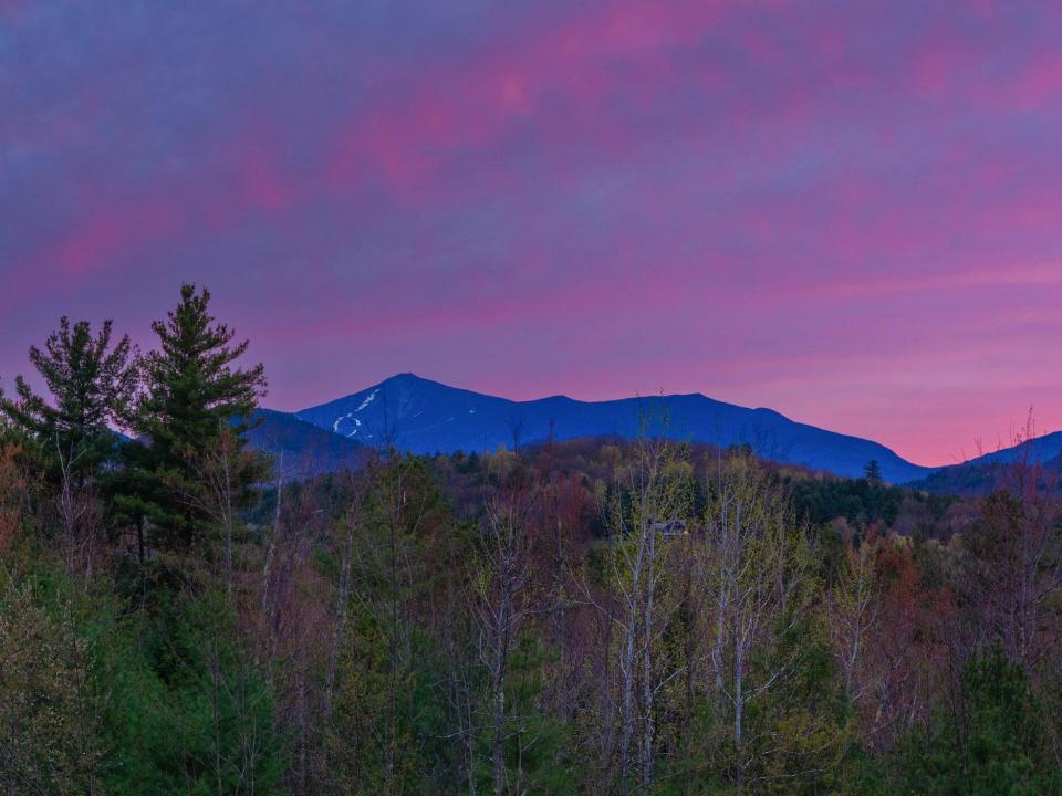 LOT 2 brilliant spring sunset over White