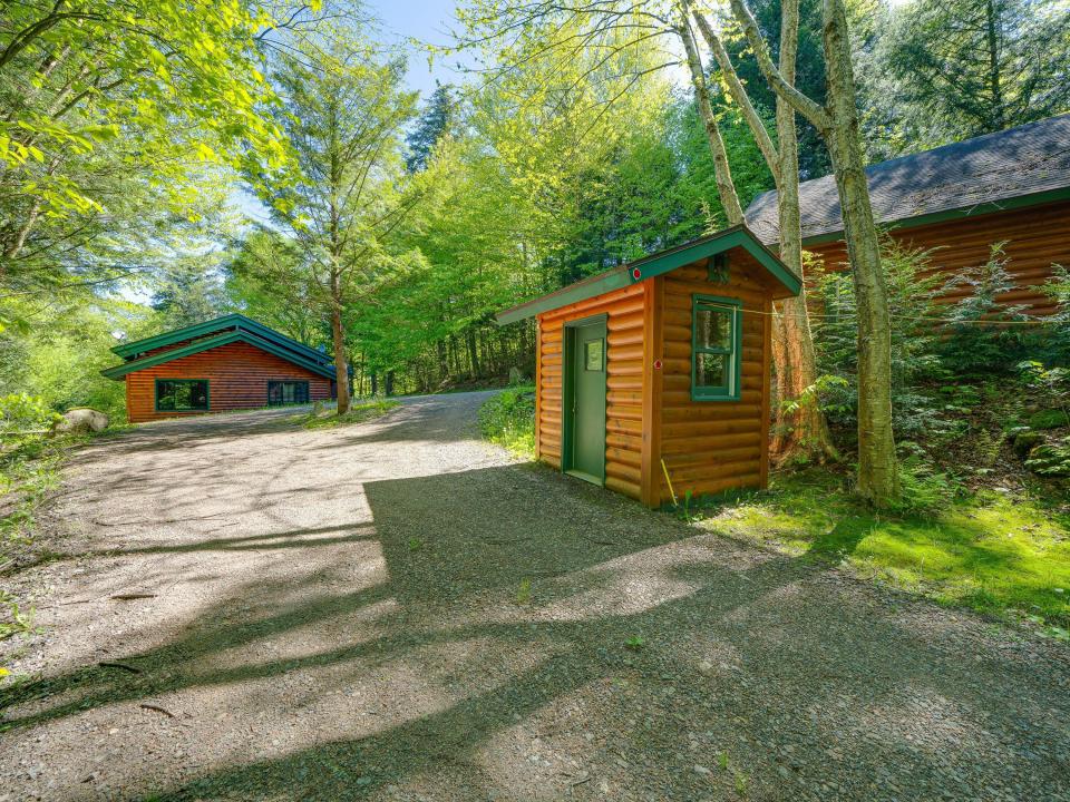 Pump house and storage shed
