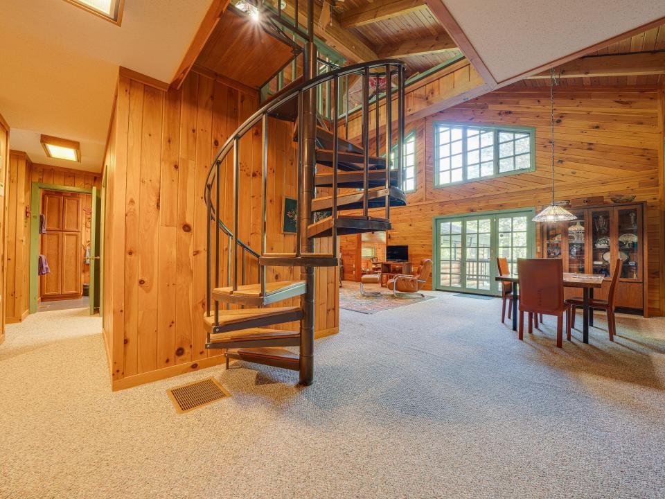 Stairs to loft