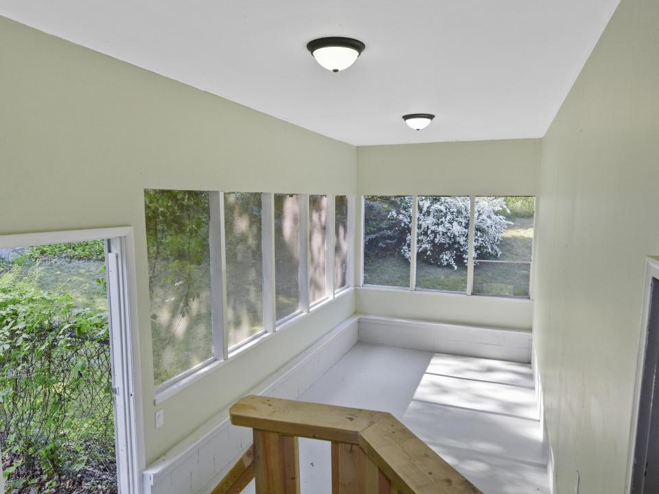High Ceilings on Back Porch