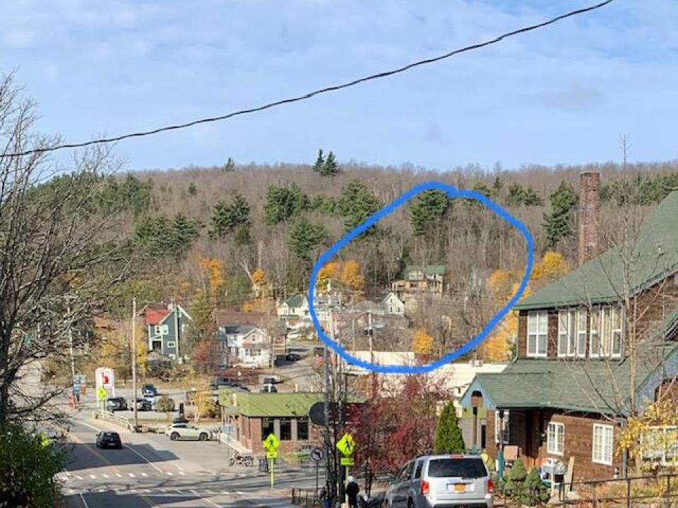 Home view from Main St.