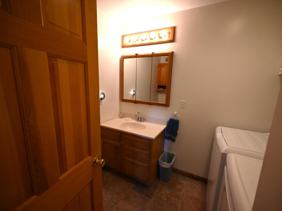 Half bath/laundry