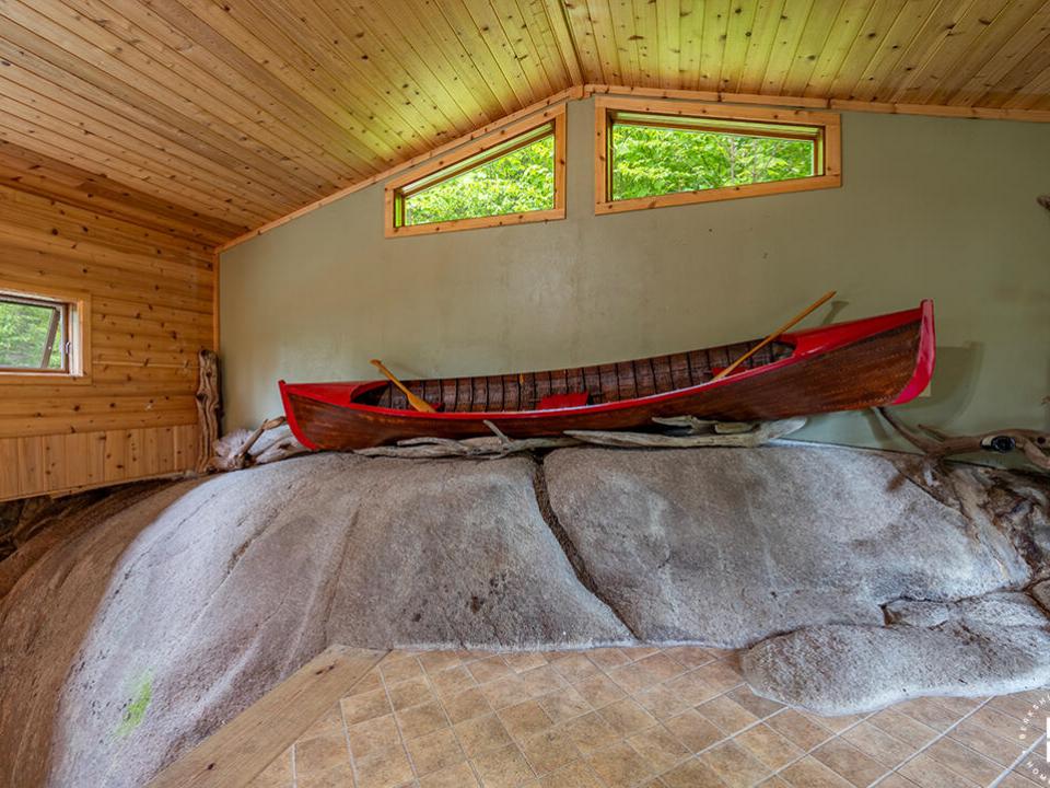 CampBassRockOnTupperLake_MH_Loft_Canoe