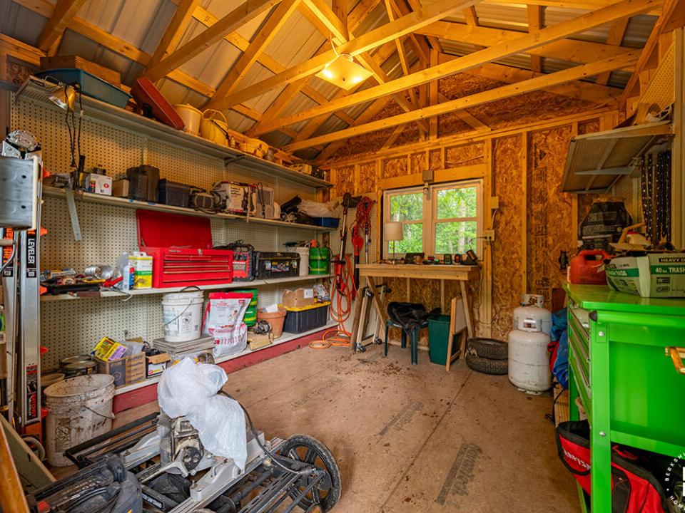 CampBassRockOnTupperLake_Shed_Interior