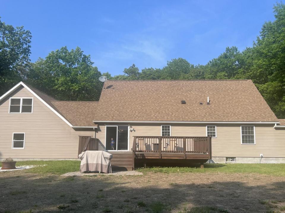 rear of house