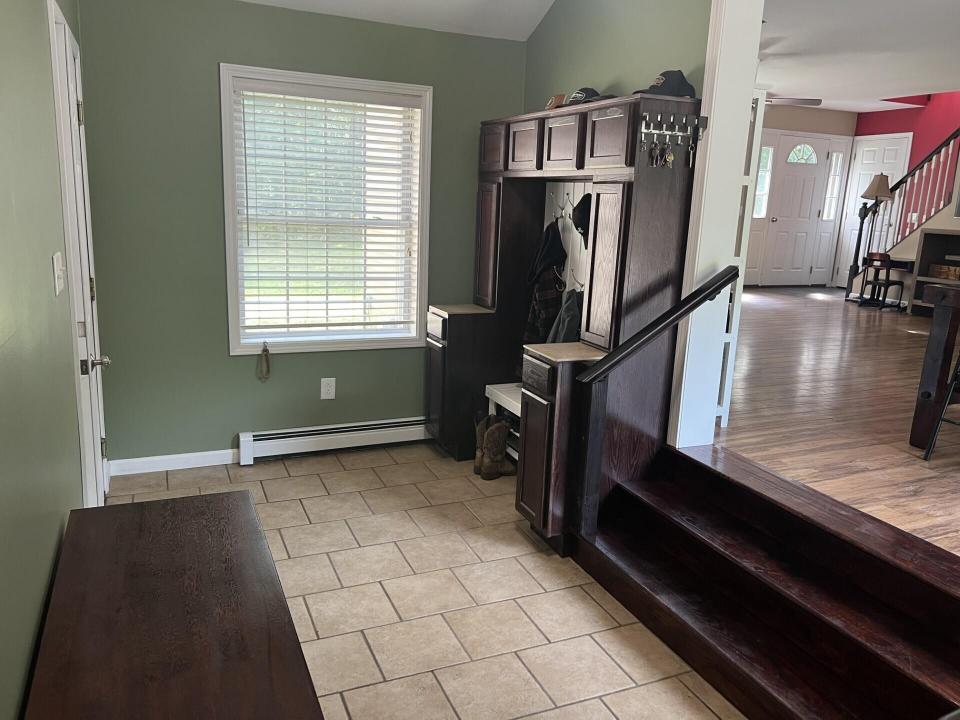 Entrance from garage