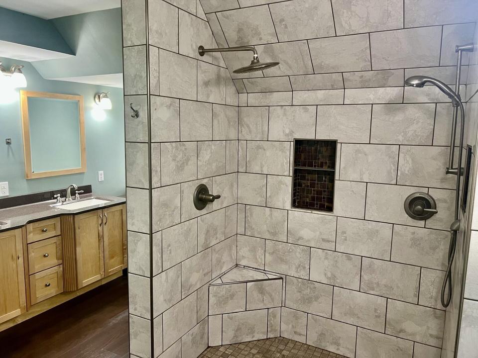 Primary bath shower