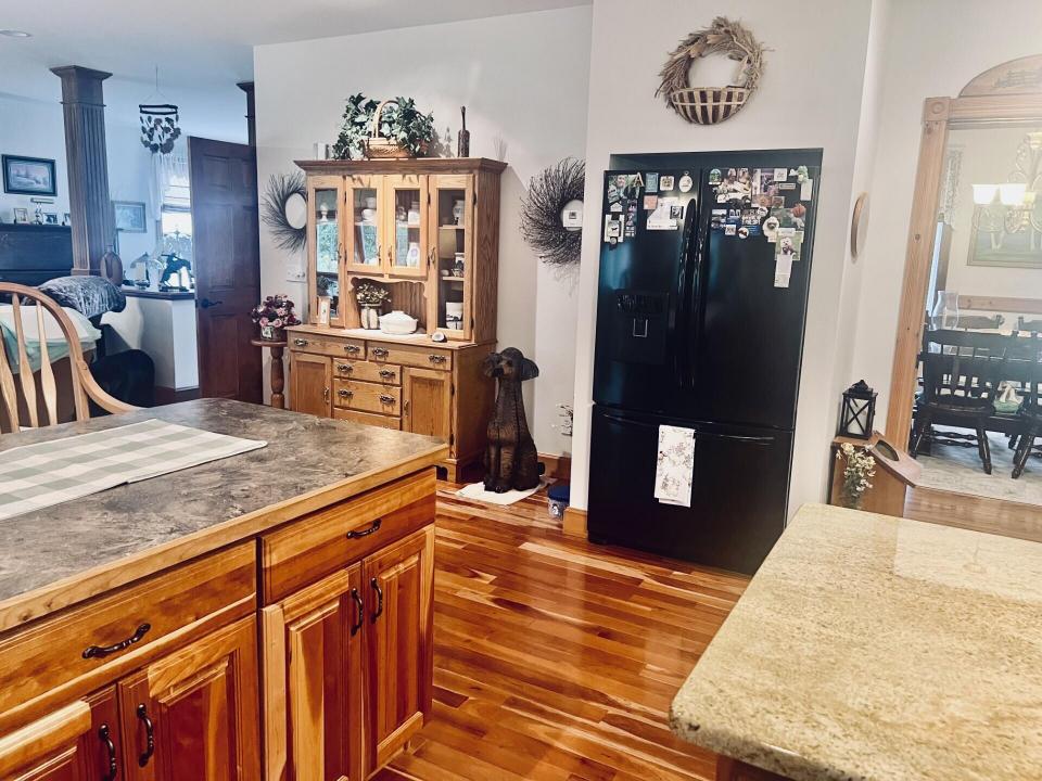 kitchen looking toward formal DR
