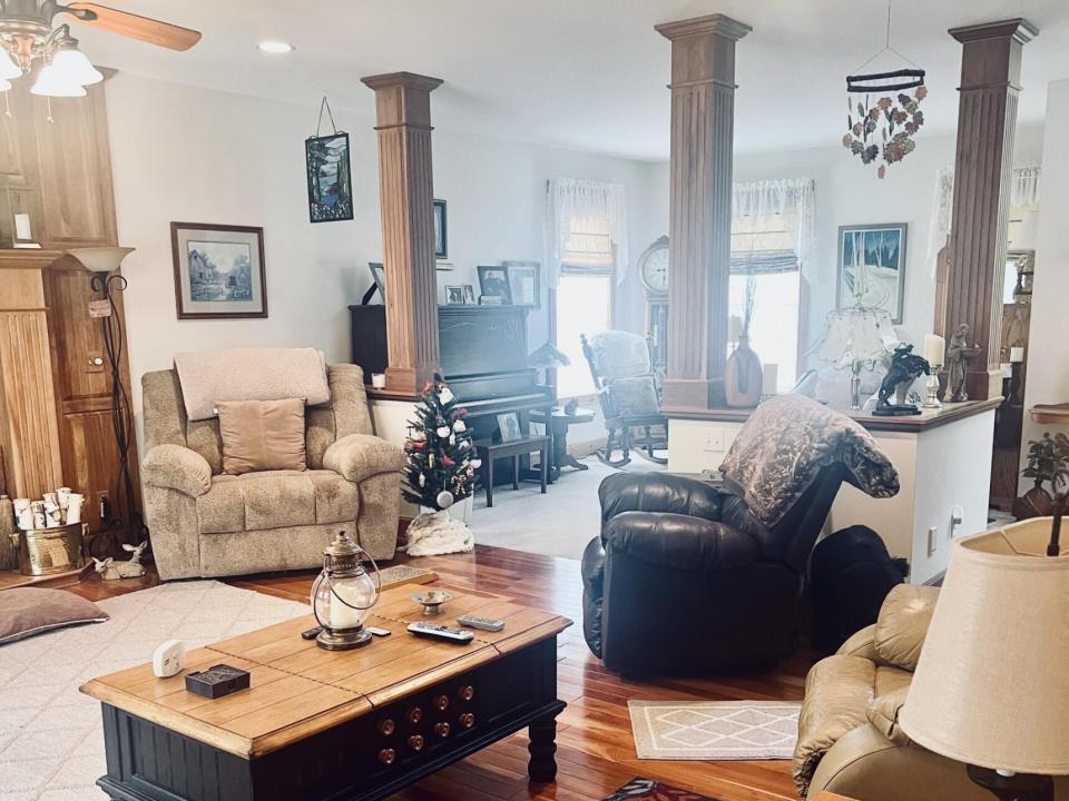 view into formal LR from family room