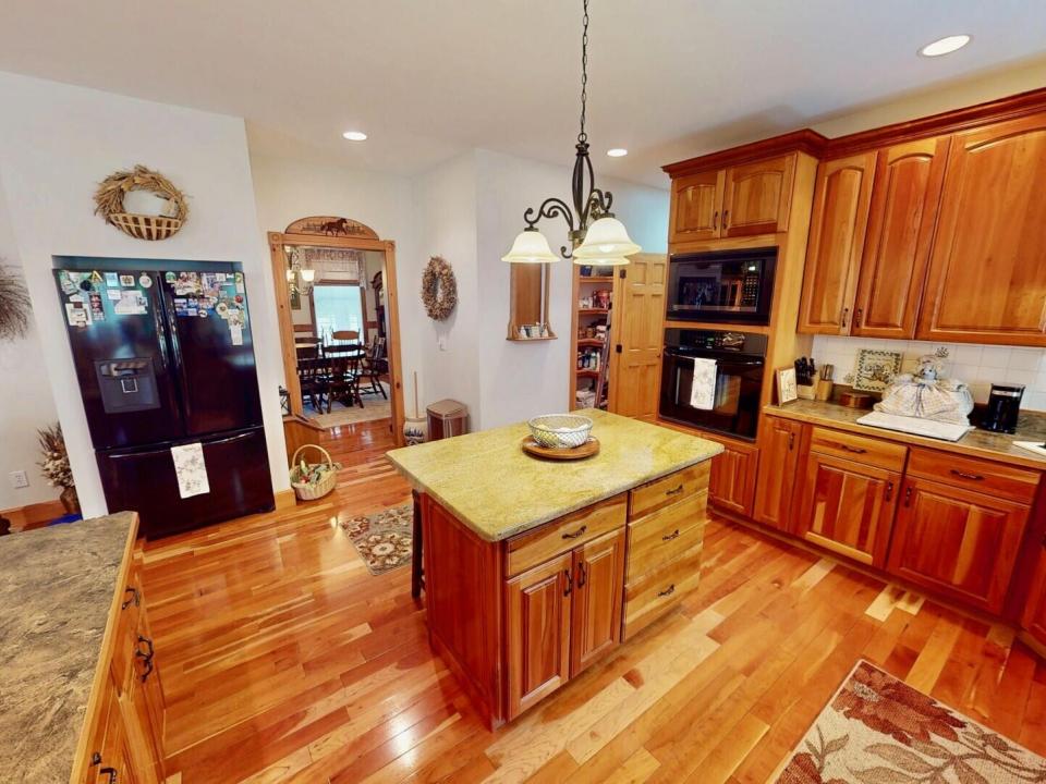 kitchen view into formal DR